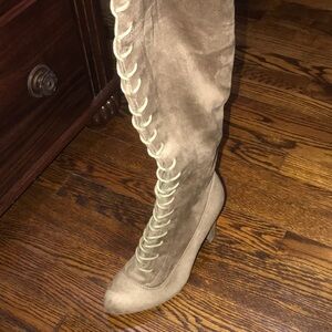 Knee High Suede Boots